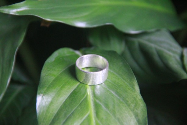 The finished band ring.