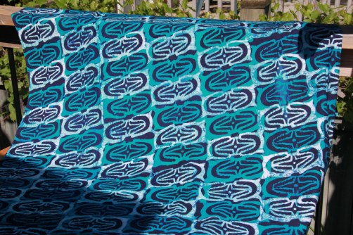 batik fabric from Ghana