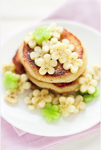 Because everyone has time to cut individual banana slices into the shape of flowers for breakfast.