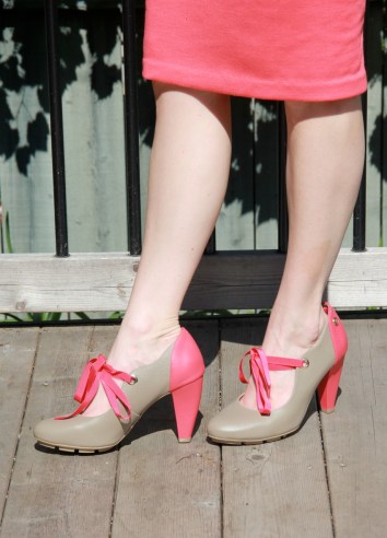 "Trace Lava" shoes by Ciel Bleu 