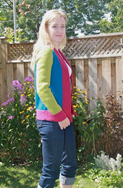 Erika colour block cardigan