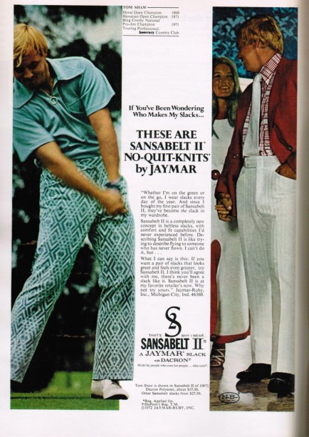 Sansabelt! See what they did there?