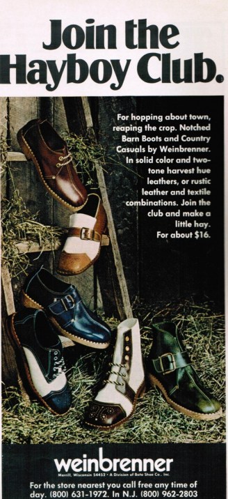 An ad for Weinbrenner shoes