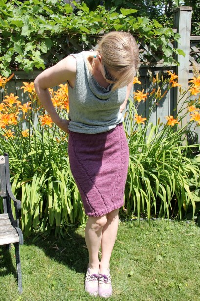 Plum Heather Skirt
