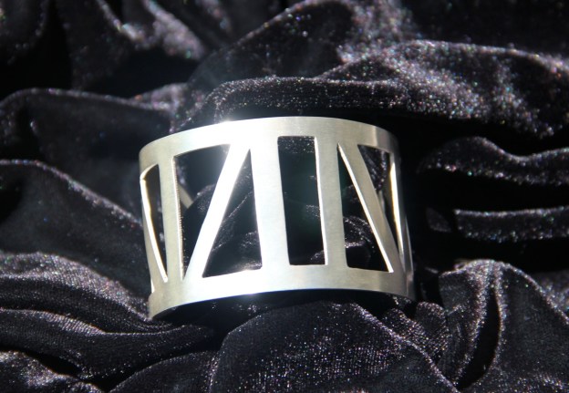 Silver Geometric Cuff