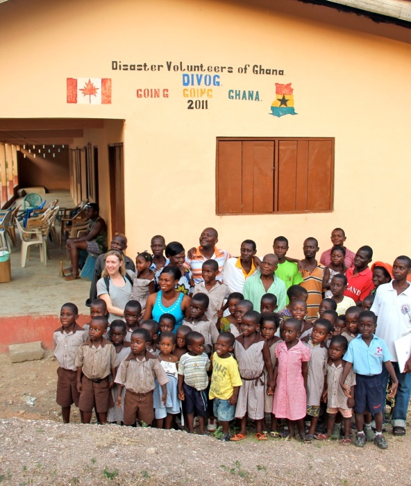 The new 3-room school house in Biakpa