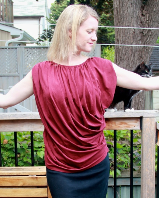 Drapey T-shirt/blouse purchased in China