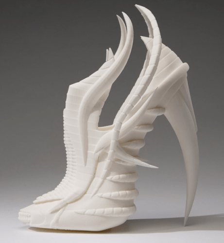Exoskeleton shoe by Janina Alleyne