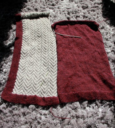 Vanessa Cable Cardi - my version in progress