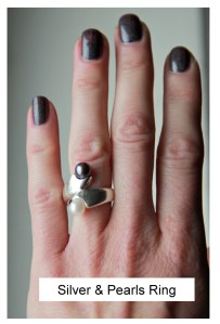 silver&pearlsring