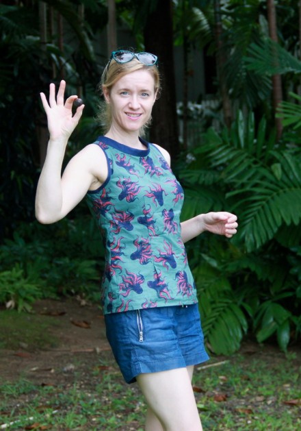 Burda 7051 octopus top