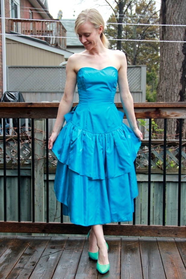 Taffeta prom dress