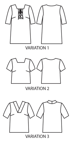 Skipper Tunic by Papercut Patterns - Variations 