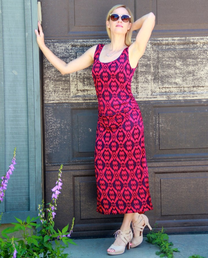 BurdaRuchedSheathDress