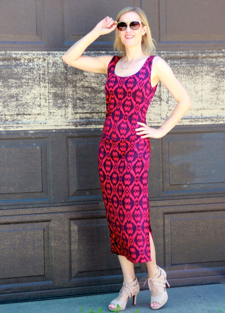 BurdaRuchedSheathDress7