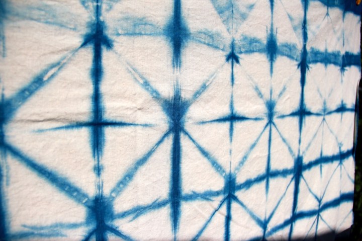 Frivolous at last shibori-dyed fabric