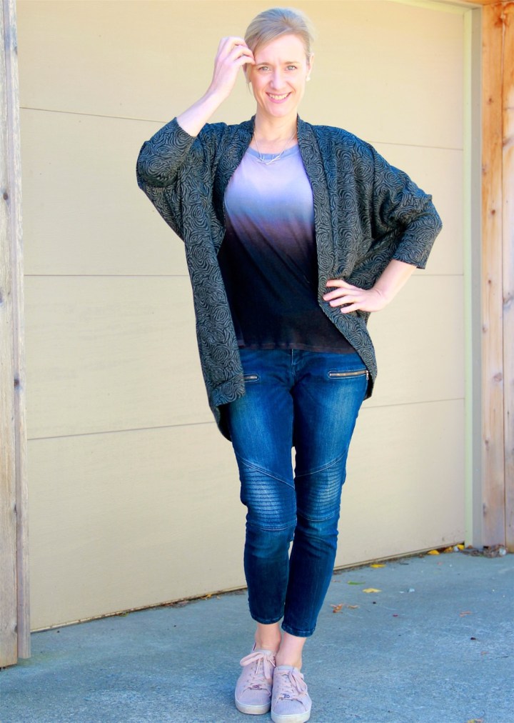 Frivolous at Last - One Hour Ombre Top and Carrie Cardigan