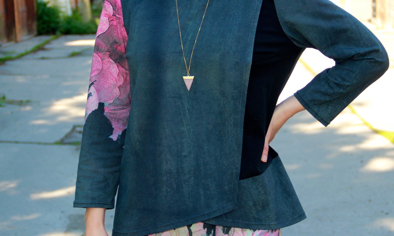 Frivolous at Last - Burda Wrap Blouse and Love Notions Sybil Illusion Skirt