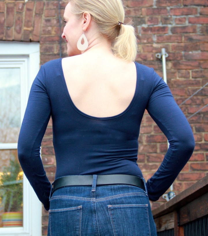 Frivolous at Last - Kortney Body Suit by Rad Patterns - back view