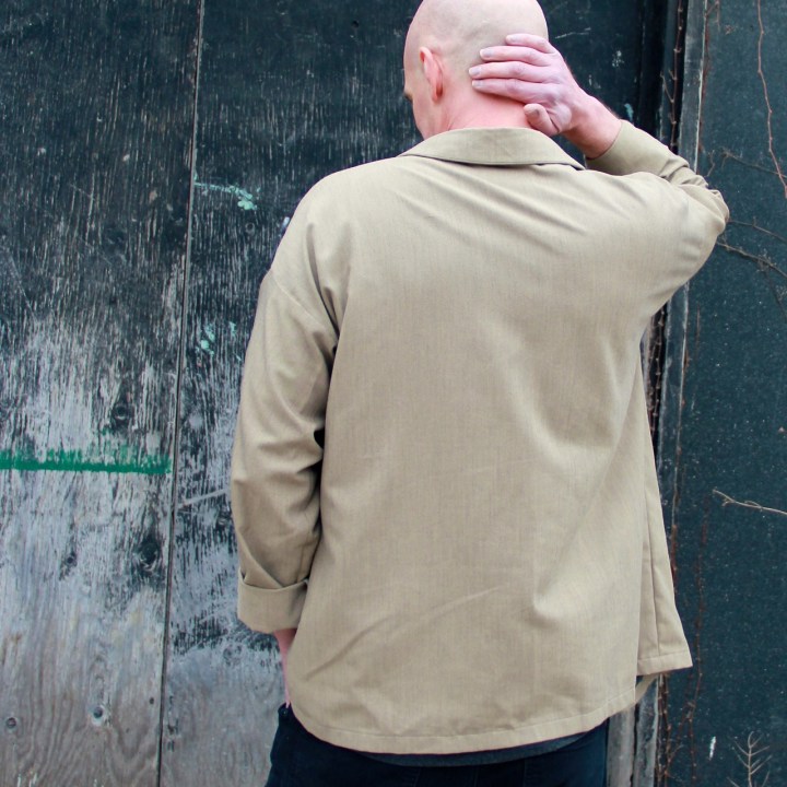 Frivolous at Last - Friday Pattern Co. Ilford Jacket - back view