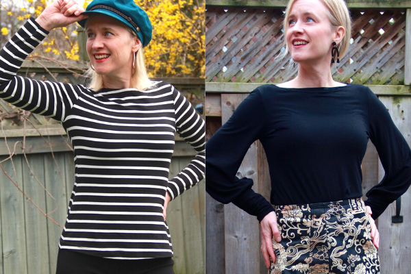 Frivolous at Last - Maven Patterns Somerset Boatneck Top