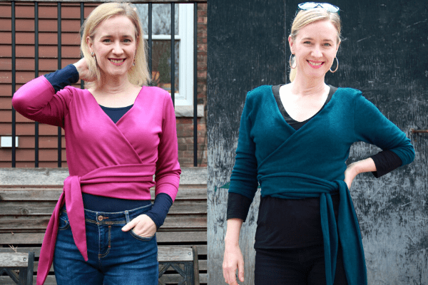 Frivolous at Last - Seamwork Elmira Wrap Tops
